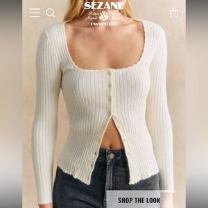 NWT Sezane Ambroise Cardigan